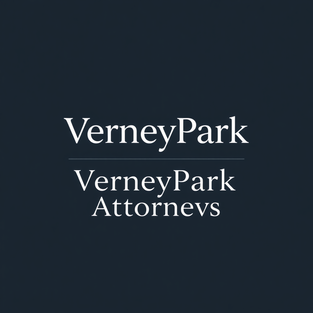 To design a captivating logo for "VerneyPark Attorneys," the focus should be on creating a visual identity that reflects professionalism, trust, and sophistication. The logo should embody the qualities of a reputable law firm while conveying a sense of strength, reliability, and elegance.

Consider incorporating symbols that evoke the legal field, such as a balanced scale or a shield, subtly integrated to represent justice and protection. The typography should be sleek, modern, and refined, with a font that communicates both authority and approachability. A neutral or classic color palette—perhaps deep navy, rich gray, or a muted gold—can add to the sense of prestige and timelessness.

"VerneyPark" can stand out as a unified wordmark, with "Attorneys" placed below or beside it in a complementary but slightly understated font, allowing the firm’s name to take center stage. The overall design should strike a balance between tradition and contemporary style, ensuring it feels modern yet established, instilling confidence in clients and partners alike.