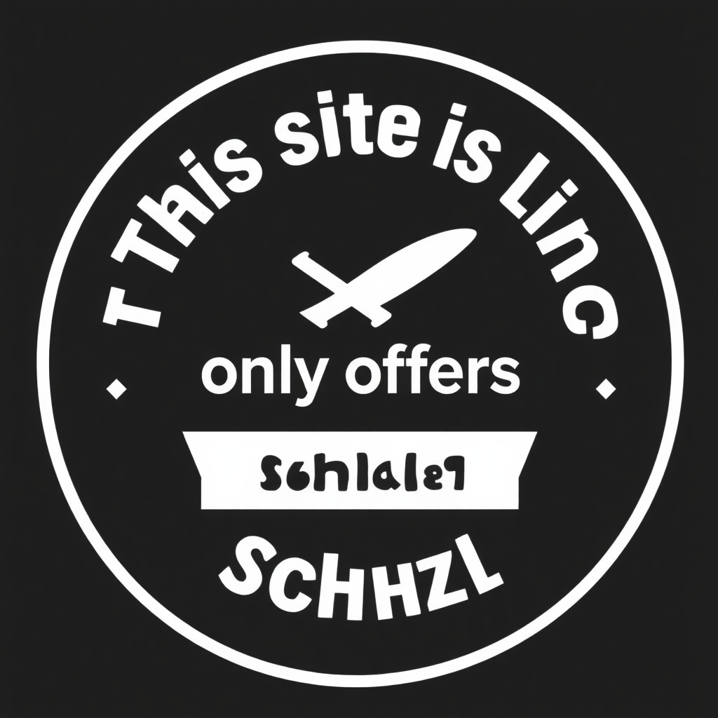 logo that says "This site is lying, it only offers Schnell"