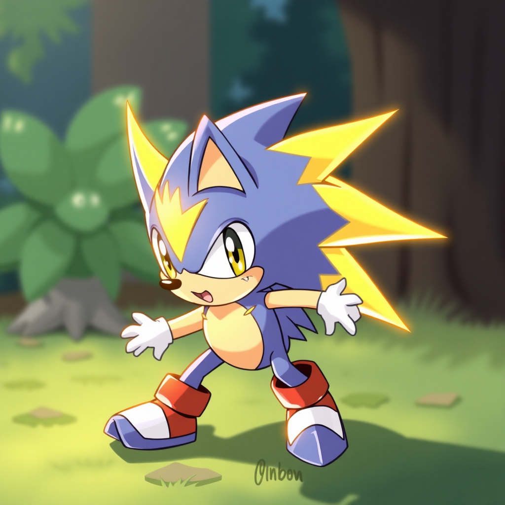 Electric hedgehog pokemon