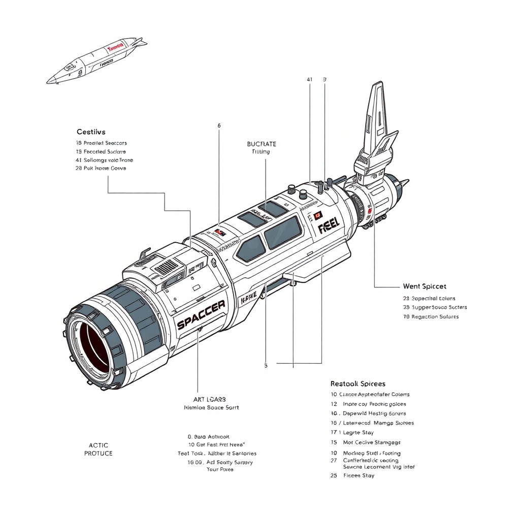 Spacecraft schematic