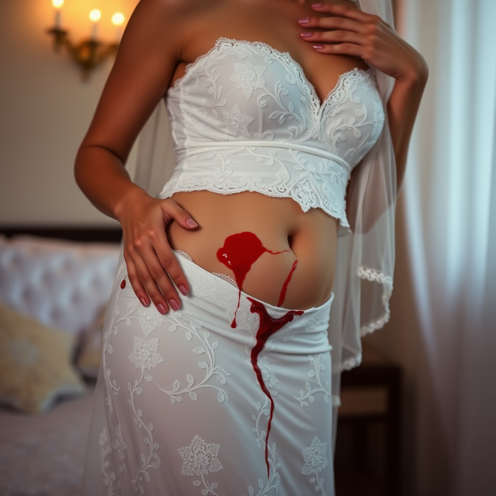 wife on the night of marriage, bleeding from vagina