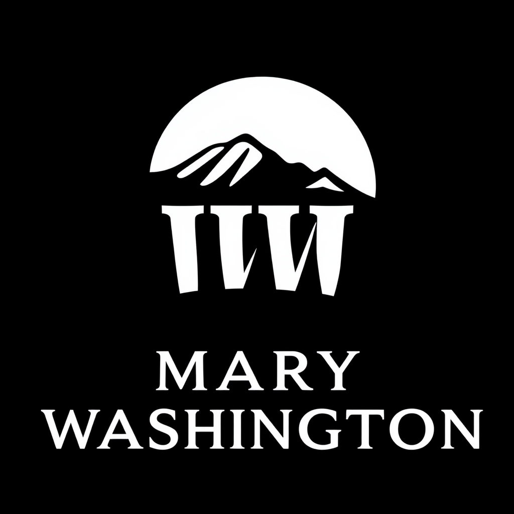 A dark themed version of the University of Mary Washington's logo.