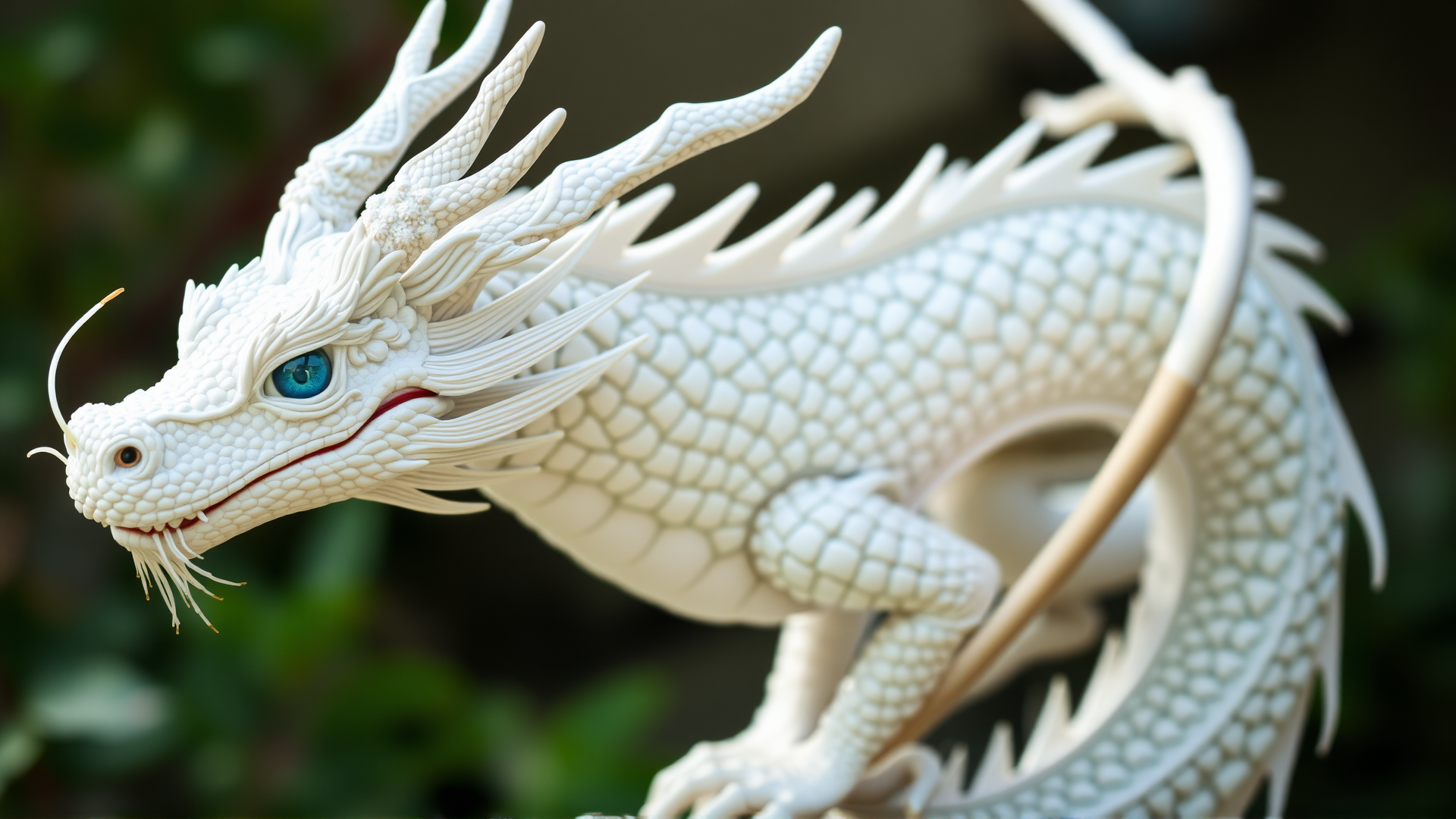 photo, blue-eyes white dragon, full body