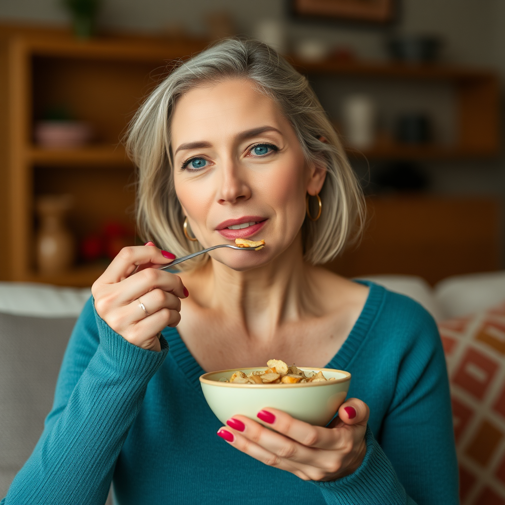 emotional eating for adult woman, realistic