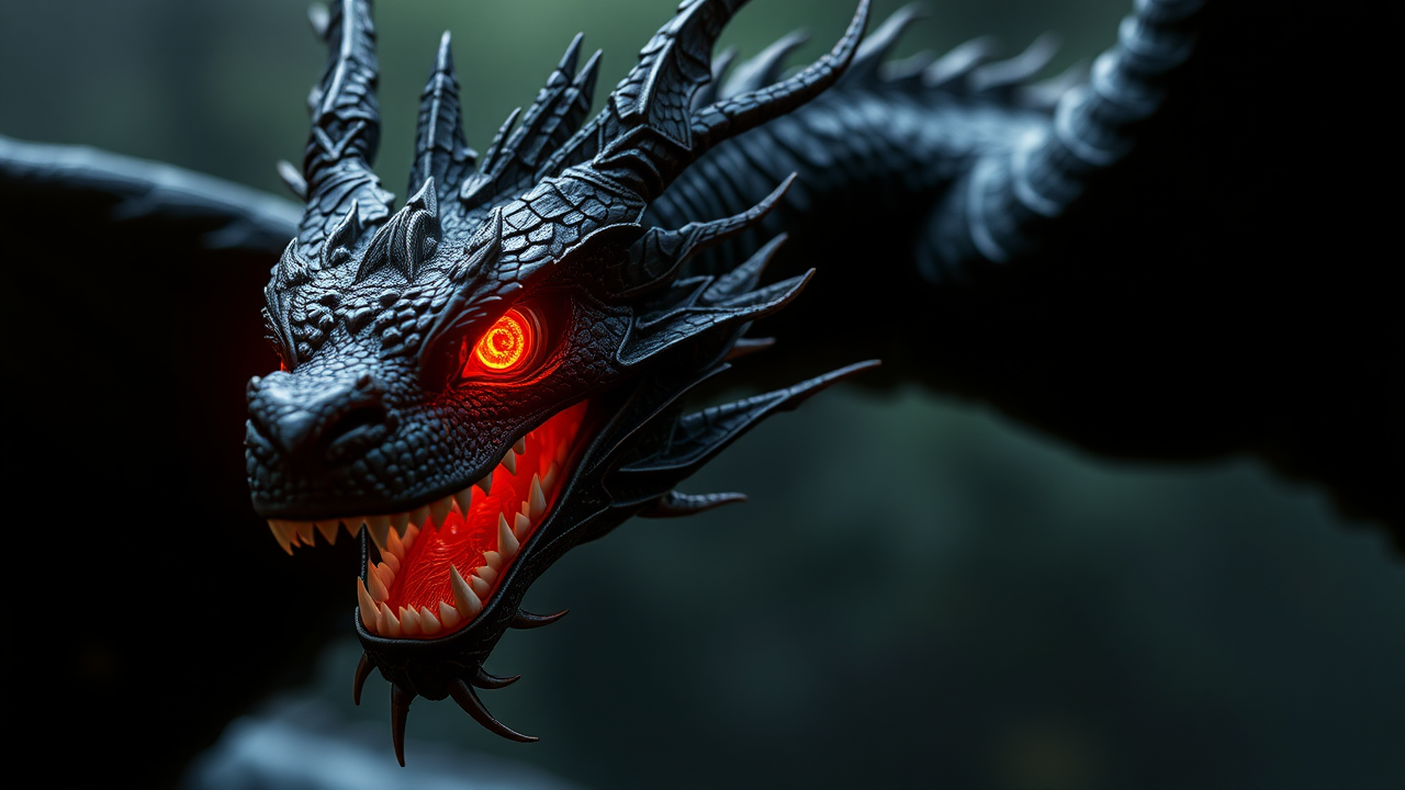 photo, red-eyes dark dragon