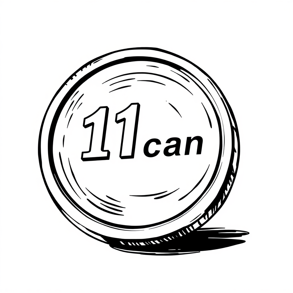 A token moving fast to the right with the engraving "1 scan"  
In the style of a comic icon in black ink only