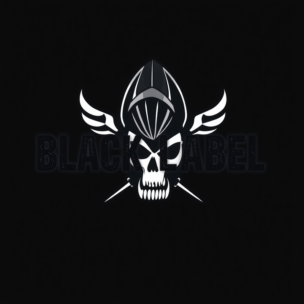 A logo design for a street wear clothing brand 'Black Label Wear'. Include details that are about passion, honor, etc.