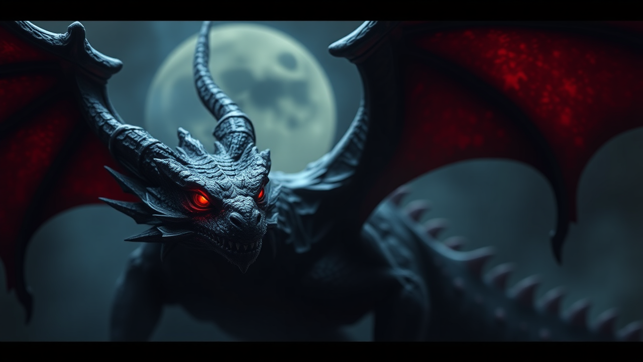 photo, red-eyes dark dragon