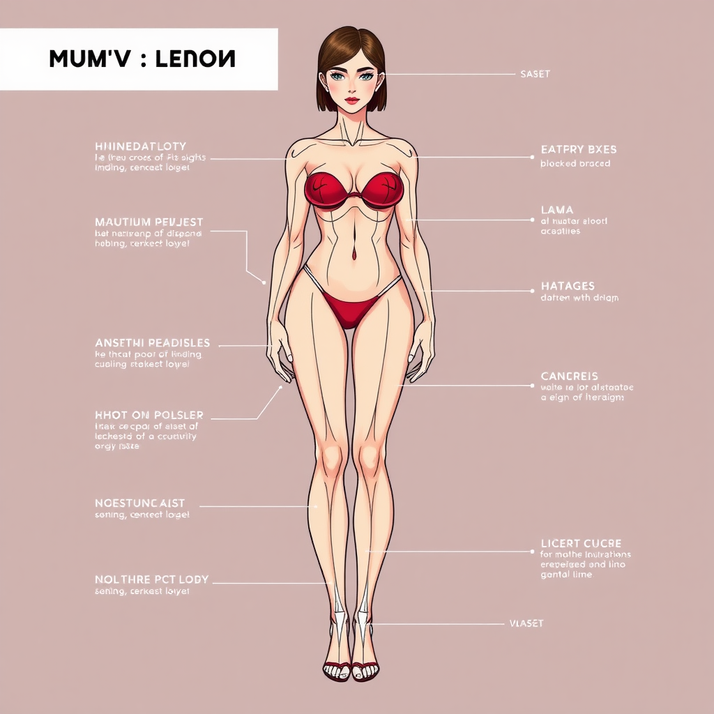 Woman  
full body schematic