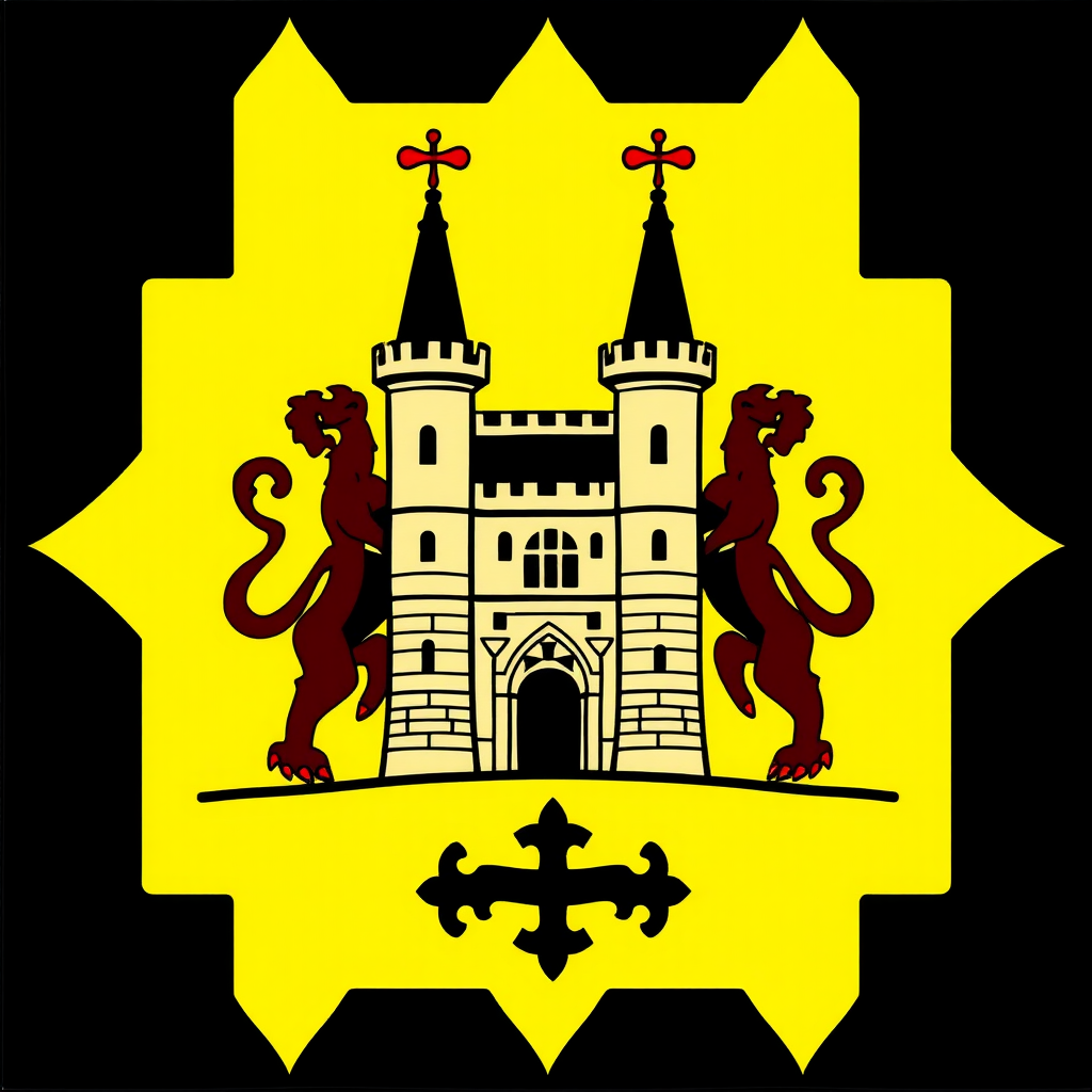 The flag of Hohenzollern Castle