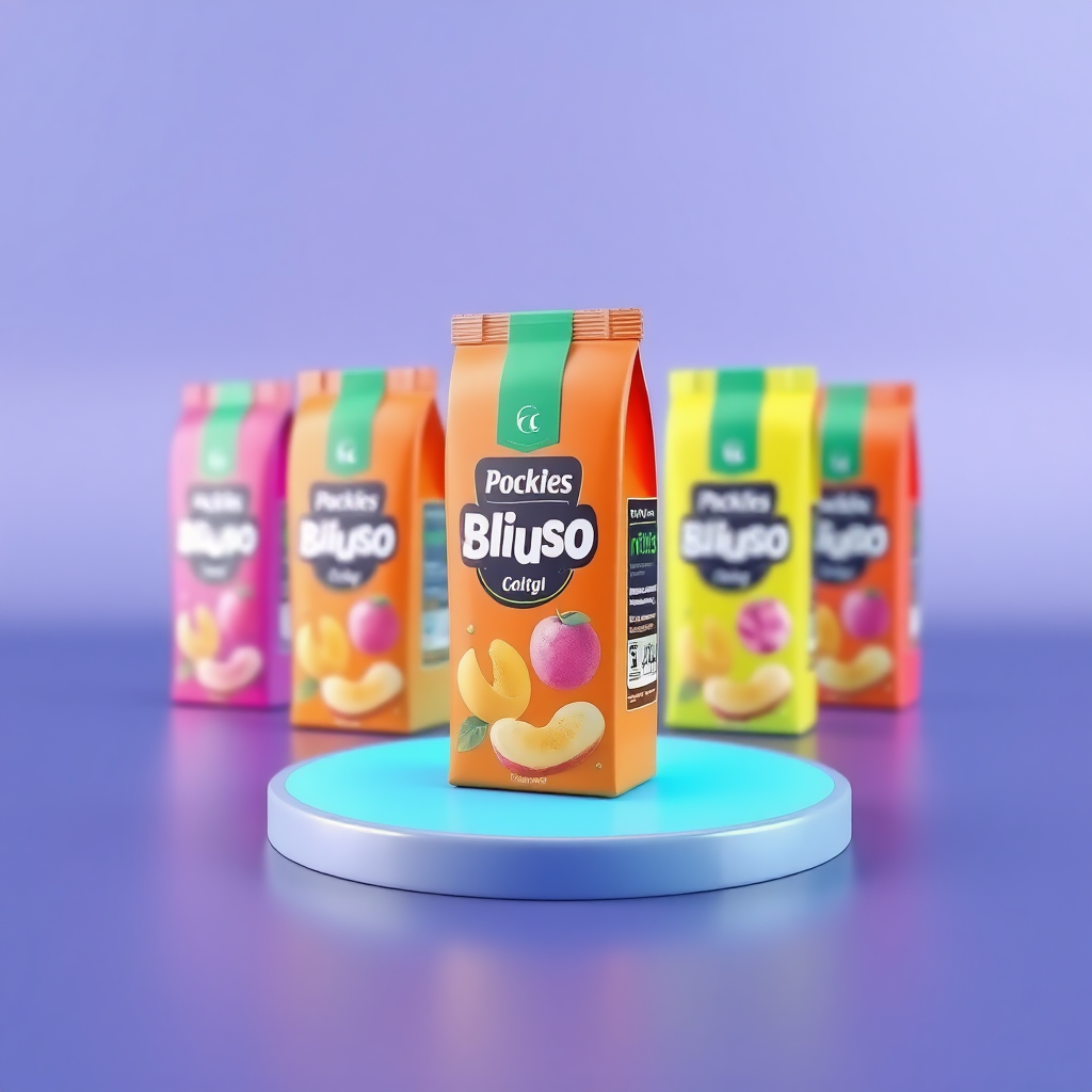 Innovative Packaging Designs. 3d Animation. Vibrant