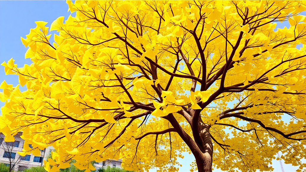 Yellow Ginkgo Tree