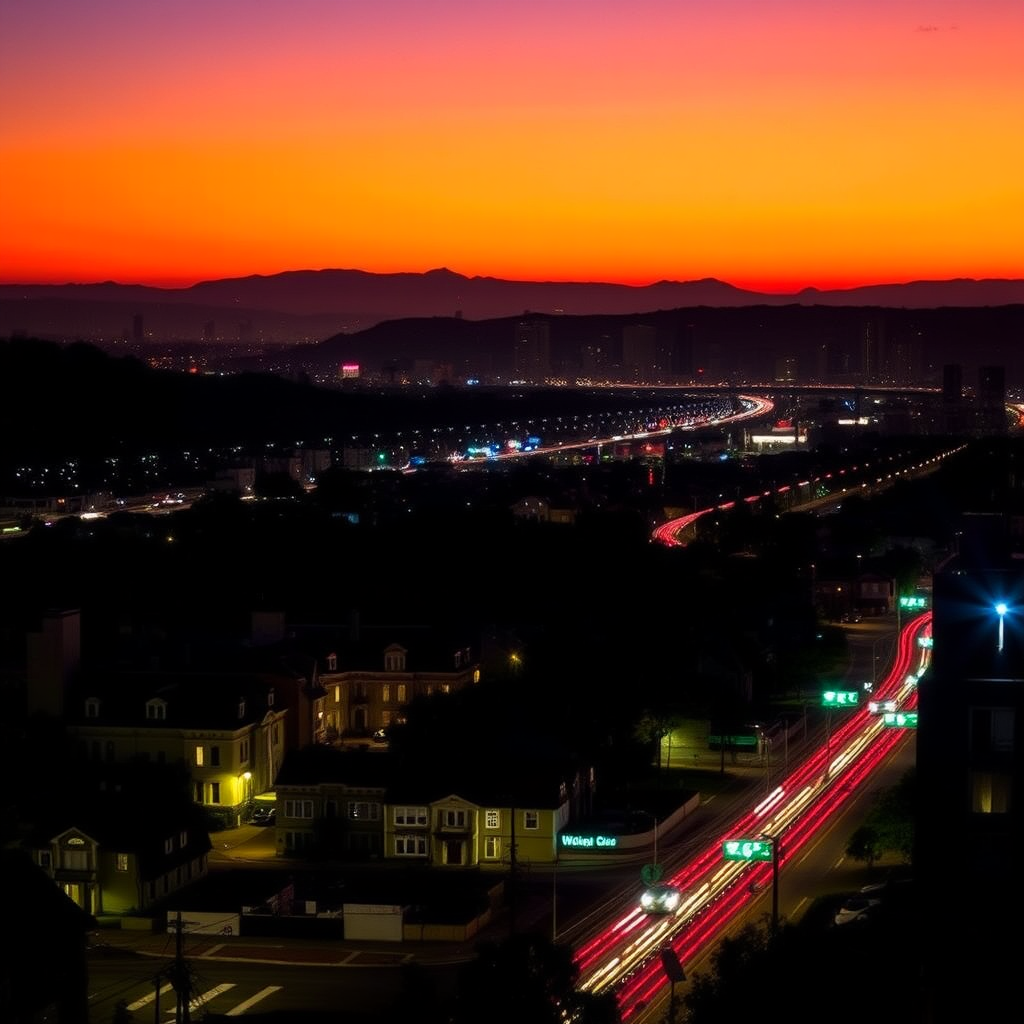 Dawn in Los Angeles