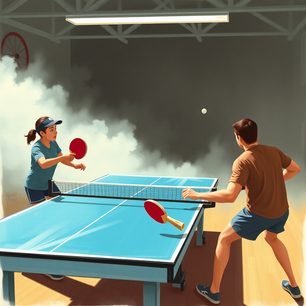 the final battle of ping pong