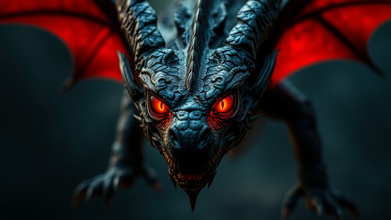 photo, red-eyes dark dragon