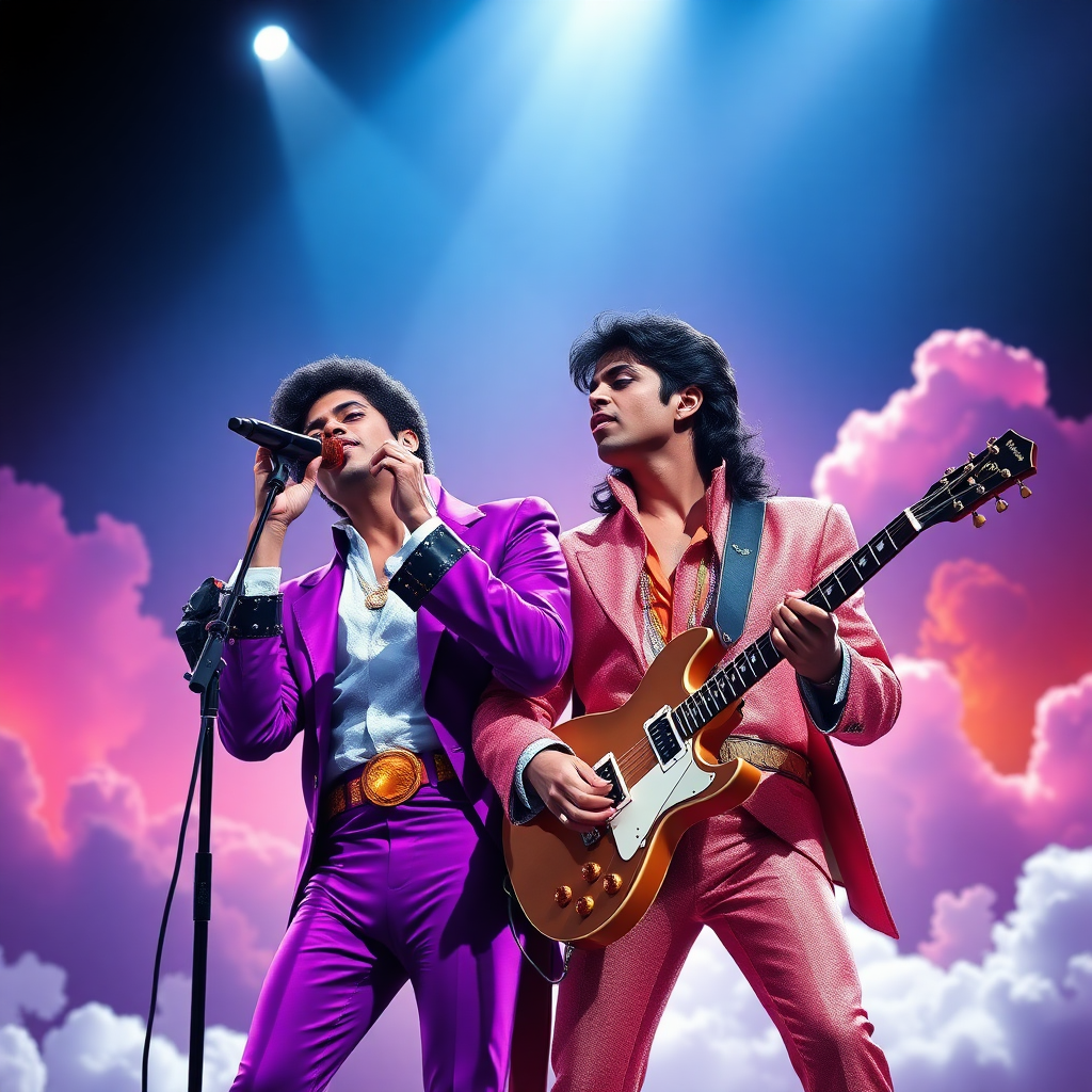 Prince is singing duo with Michael Jackson in Heaven.