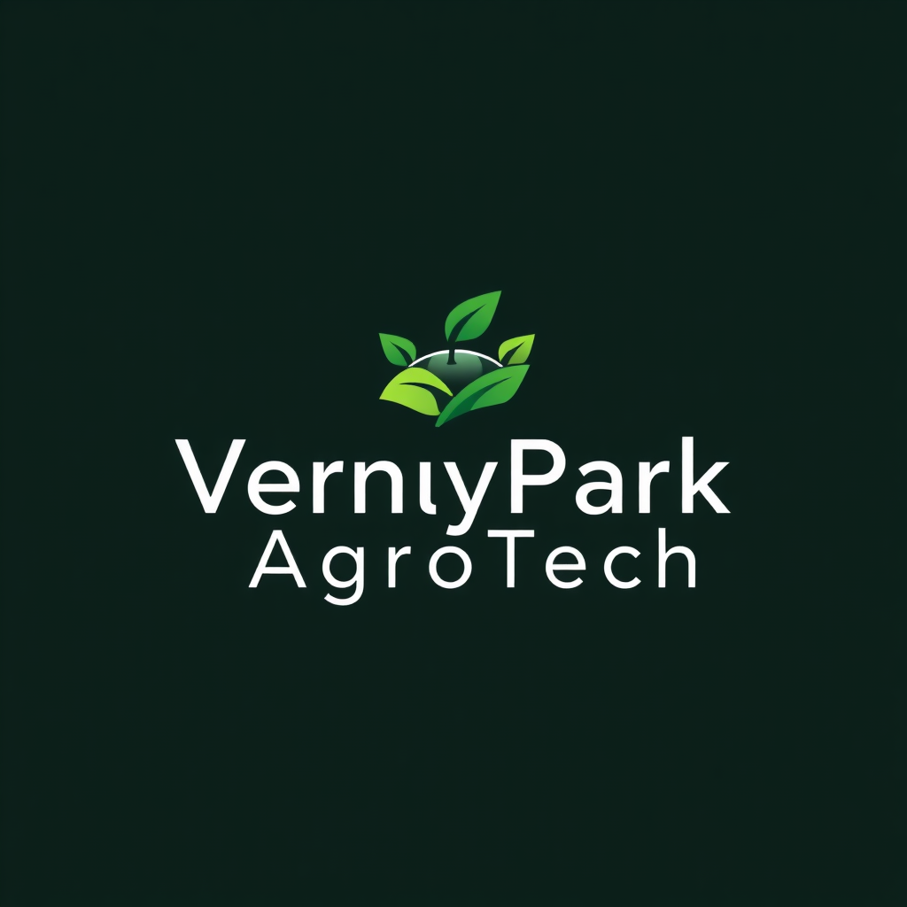 To create a visually striking and memorable logo for "VerneyPark-AgroTech," the design should reflect innovation, sustainability, and the forward-thinking nature of agricultural technology. The logo should evoke a sense of growth, connection with nature, and cutting-edge solutions.

Incorporating natural elements like leaves, crops, or a subtle depiction of the earth can symbolize the agricultural focus, while sleek, modern lines or abstract shapes can highlight the technology aspect. The typography should be clean and contemporary, with "VerneyPark" standing strong and distinguished, while "AgroTech" can be presented in a way that reflects innovation—perhaps with a futuristic font or stylized design.

A color palette inspired by nature, such as earthy greens, blues, or rich browns, can create a connection to the agricultural world, balanced with a hint of metallic or tech-inspired hues to convey modernity and innovation. The overall logo should merge the concepts of tradition and technology, representing VerneyPark-AgroTech’s role in revolutionizing agriculture while staying rooted in the environment.