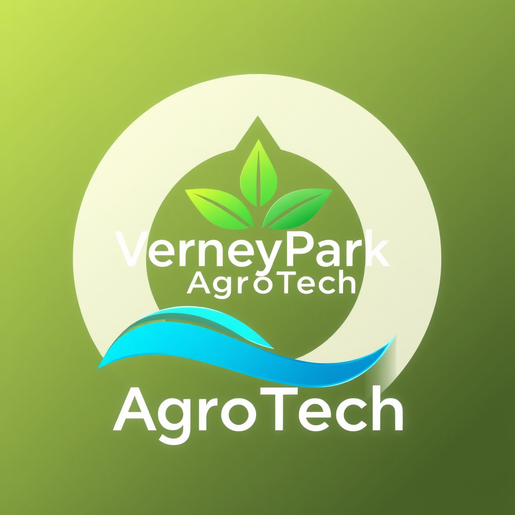 To create a visually striking and memorable logo for "VerneyPark-AgroTech," the design should reflect innovation, sustainability, and the forward-thinking nature of agricultural technology. The logo should evoke a sense of growth, connection with nature, and cutting-edge solutions.

Incorporating natural elements like leaves, crops, or a subtle depiction of the earth can symbolize the agricultural focus, while sleek, modern lines or abstract shapes can highlight the technology aspect. The typography should be clean and contemporary, with "VerneyPark" standing strong and distinguished, while "AgroTech" can be presented in a way that reflects innovation—perhaps with a futuristic font or stylized design.

A color palette inspired by nature, such as earthy greens, blues, or rich browns, can create a connection to the agricultural world, balanced with a hint of metallic or tech-inspired hues to convey modernity and innovation. The overall logo should merge the concepts of tradition and technology, representing VerneyPark-AgroTech’s role in revolutionizing agriculture while staying rooted in the environment.