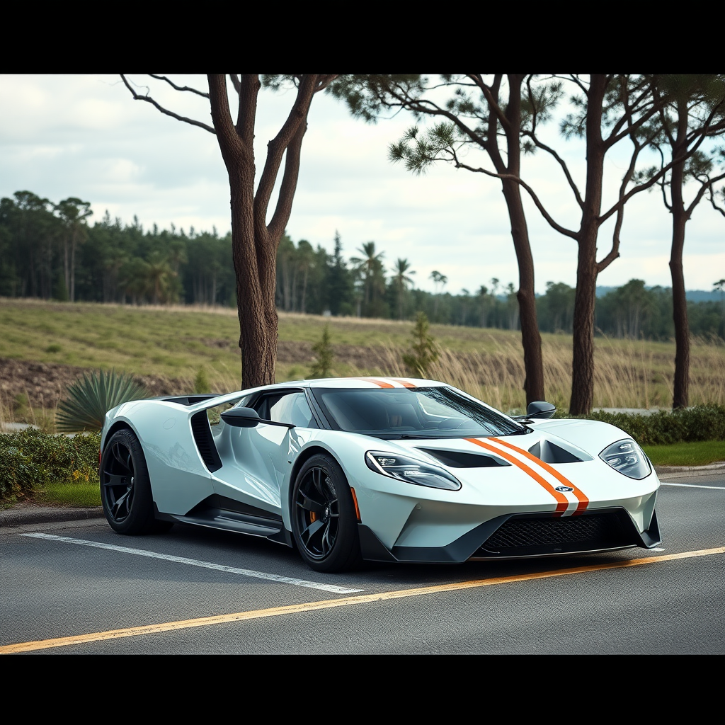 Concept Ford GT90, the 4x4 car is parked on the side of the road, inspired by Taiyō Matsumoto, Tumblr, restomod, ND4, C4