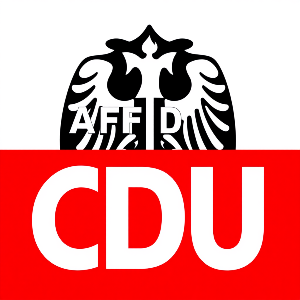 A combination of AFD and CDU logo