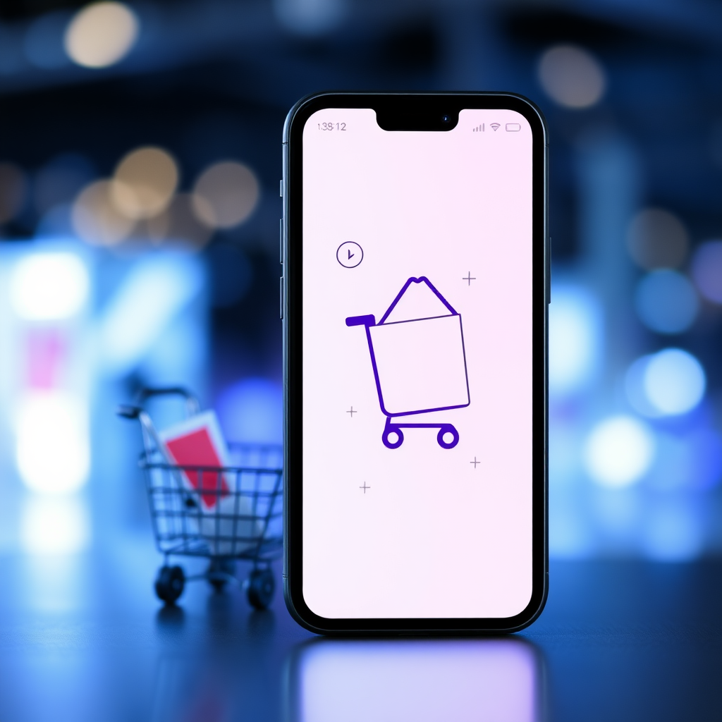 Online shopping with a smartphone