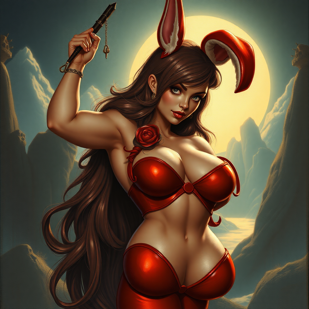 Imagine: if Frank Frazetta had originally painted Jessica Rabbit in HD DSLR