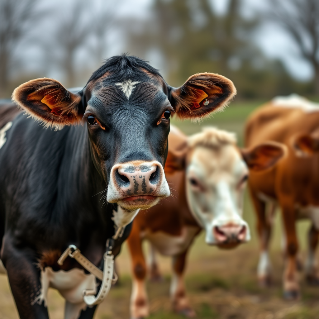 Danish female veterinarian cattle