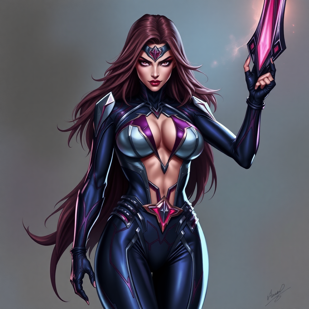 Witchblade in her skimpy super suit