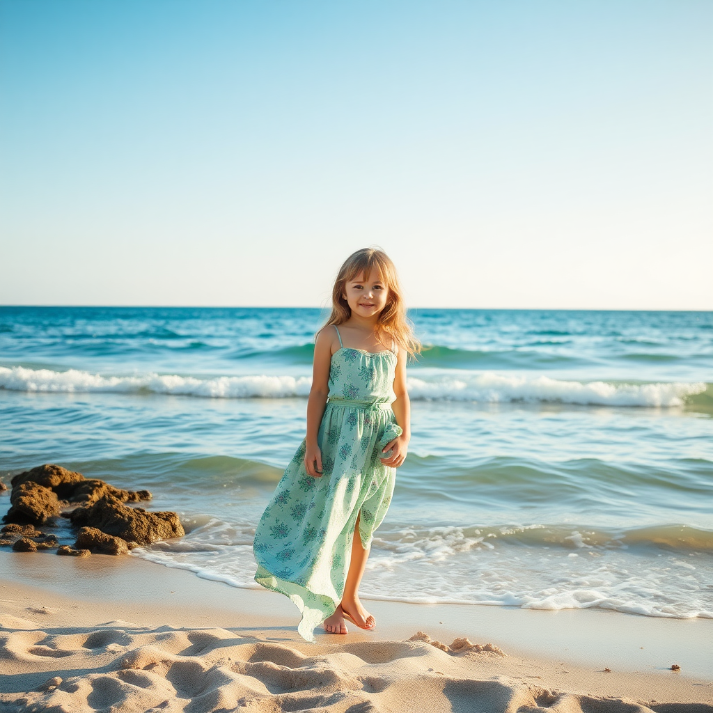 Girl on beach