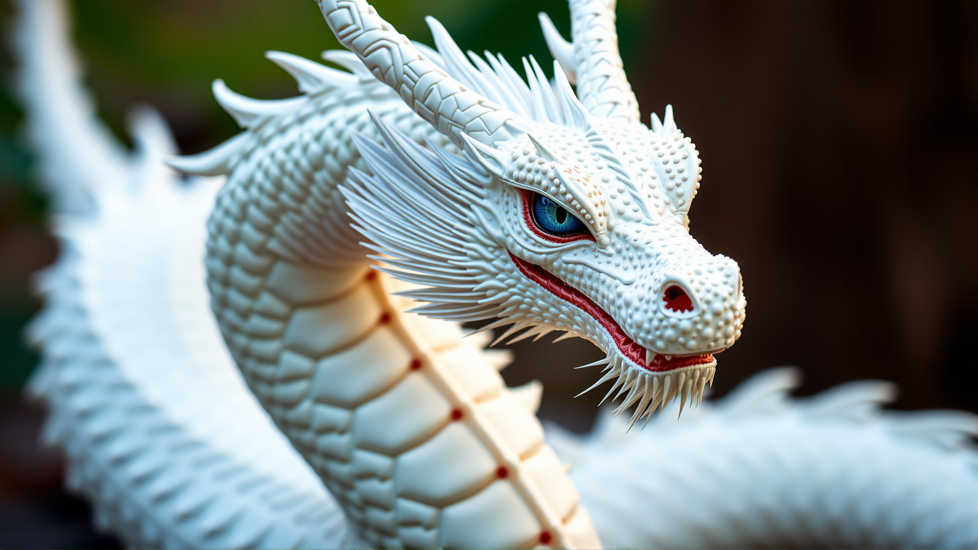 photo, blue-eyes white dragon, full body