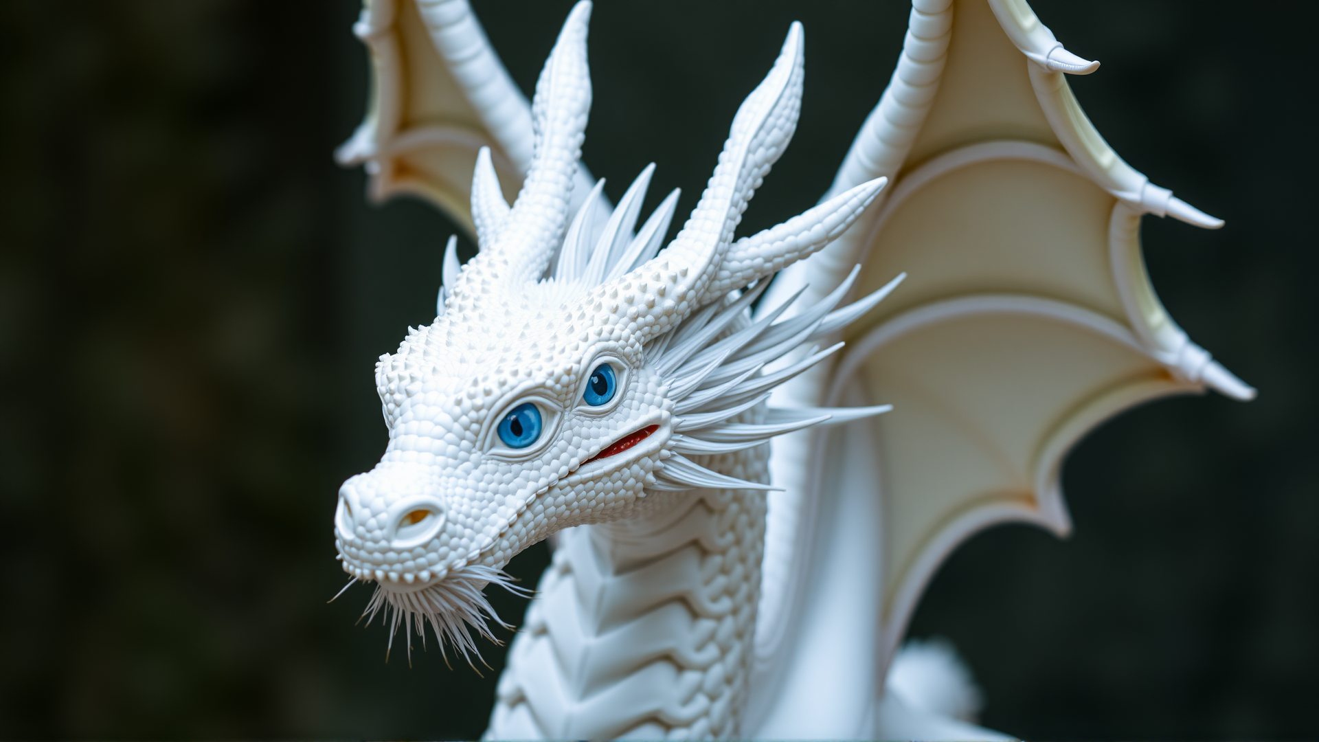 photo, blue-eyes white dragon, full body