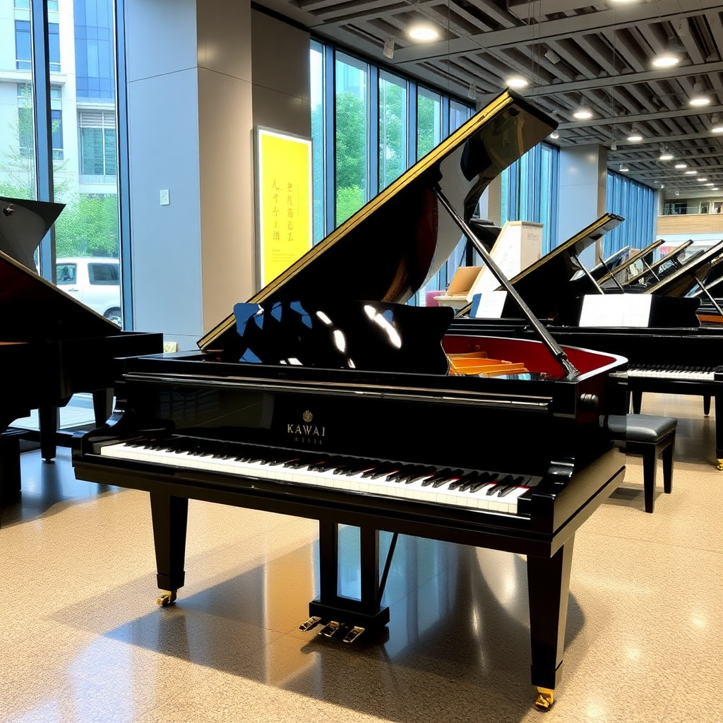 Kawai Grand piano in Tokyo.