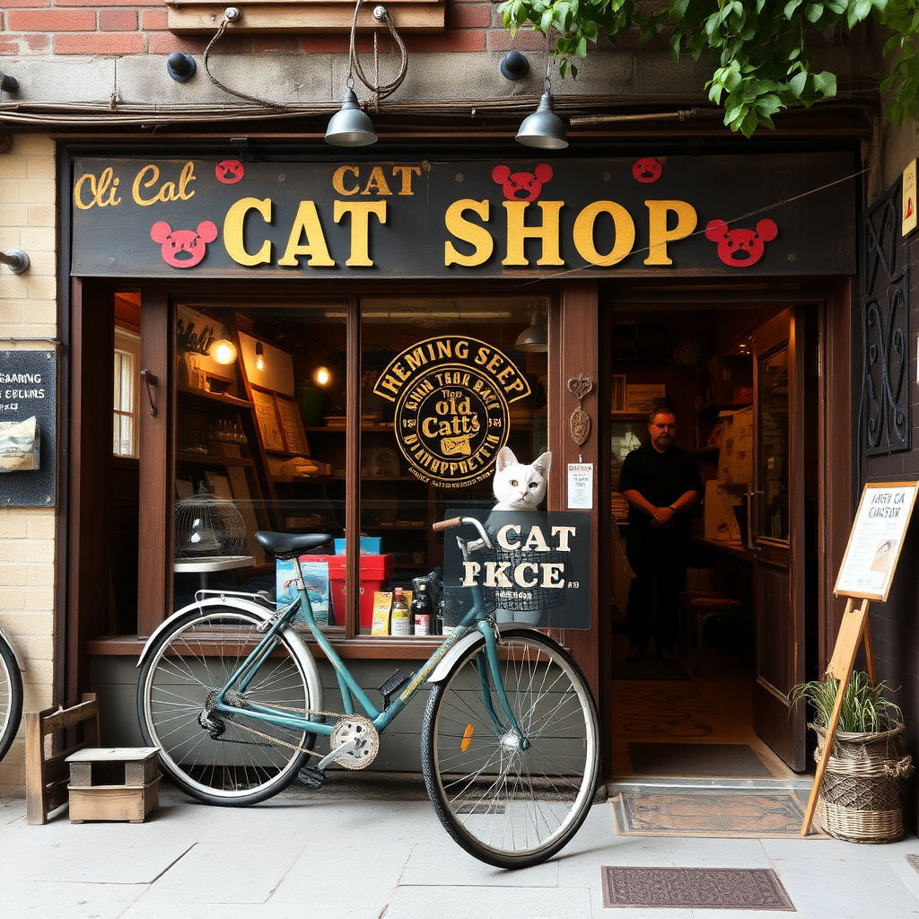 old cat bike shop