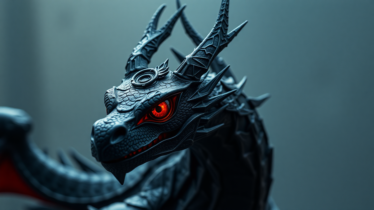 photo, red-eyes dark dragon