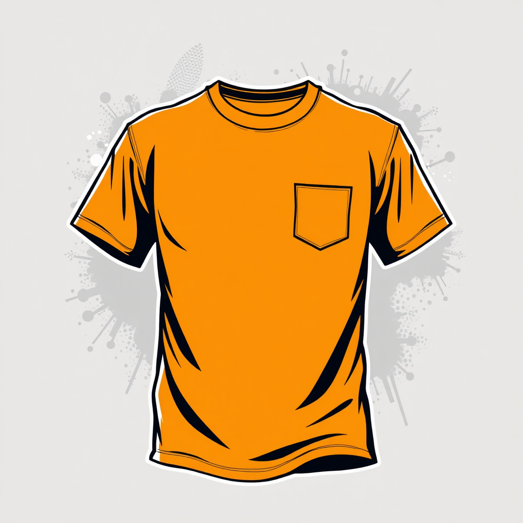 A design for a t-shirt in street wear style