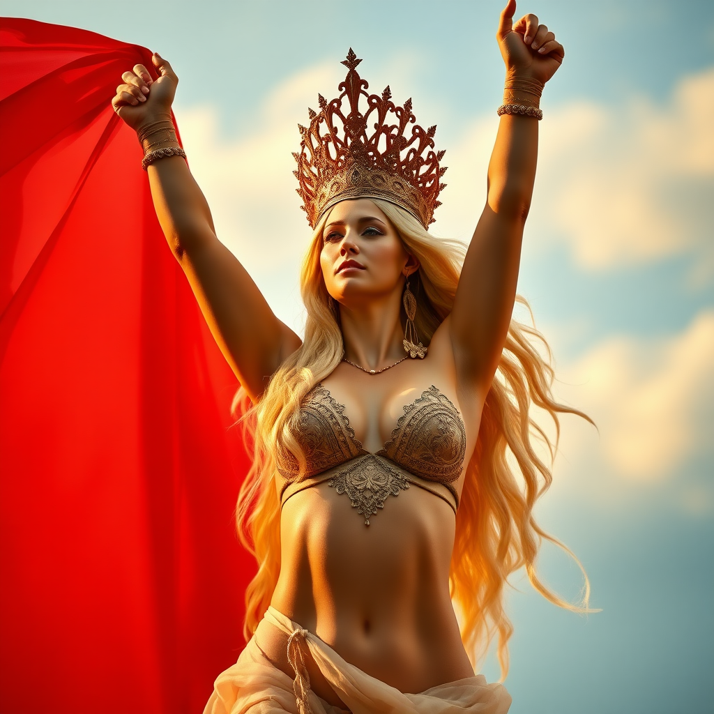 Imagine: if Time Magazine had managed the photoshoot of Lady Godiva for the magazine - her arms up