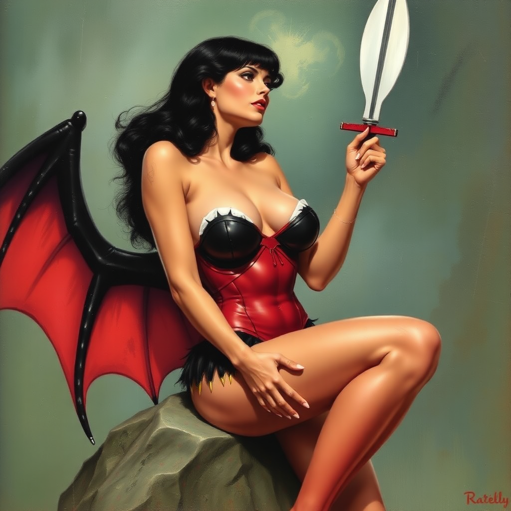 Imagine: if Frank Frazetta had originally painted Vampirella