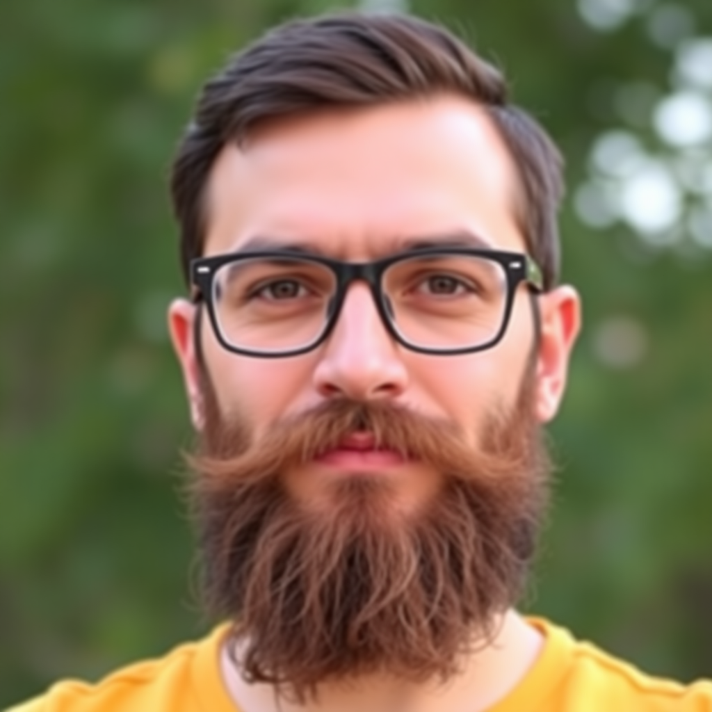 Avatar of a guy with spectacles and a long beard but a medium moustache.