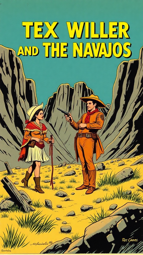 Comic TEX WILLER AND THE NAVAJOS TRIBE