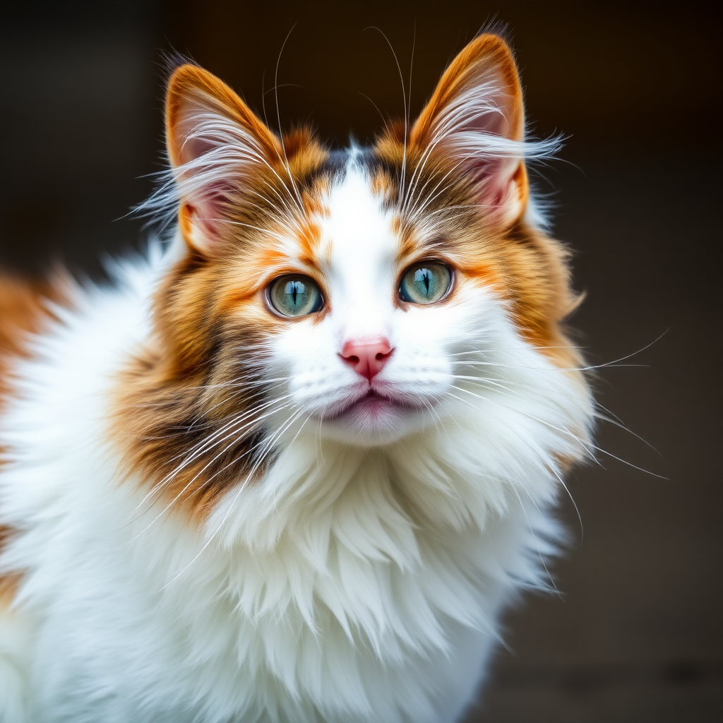 An animal that looks like both a cat and a dog.