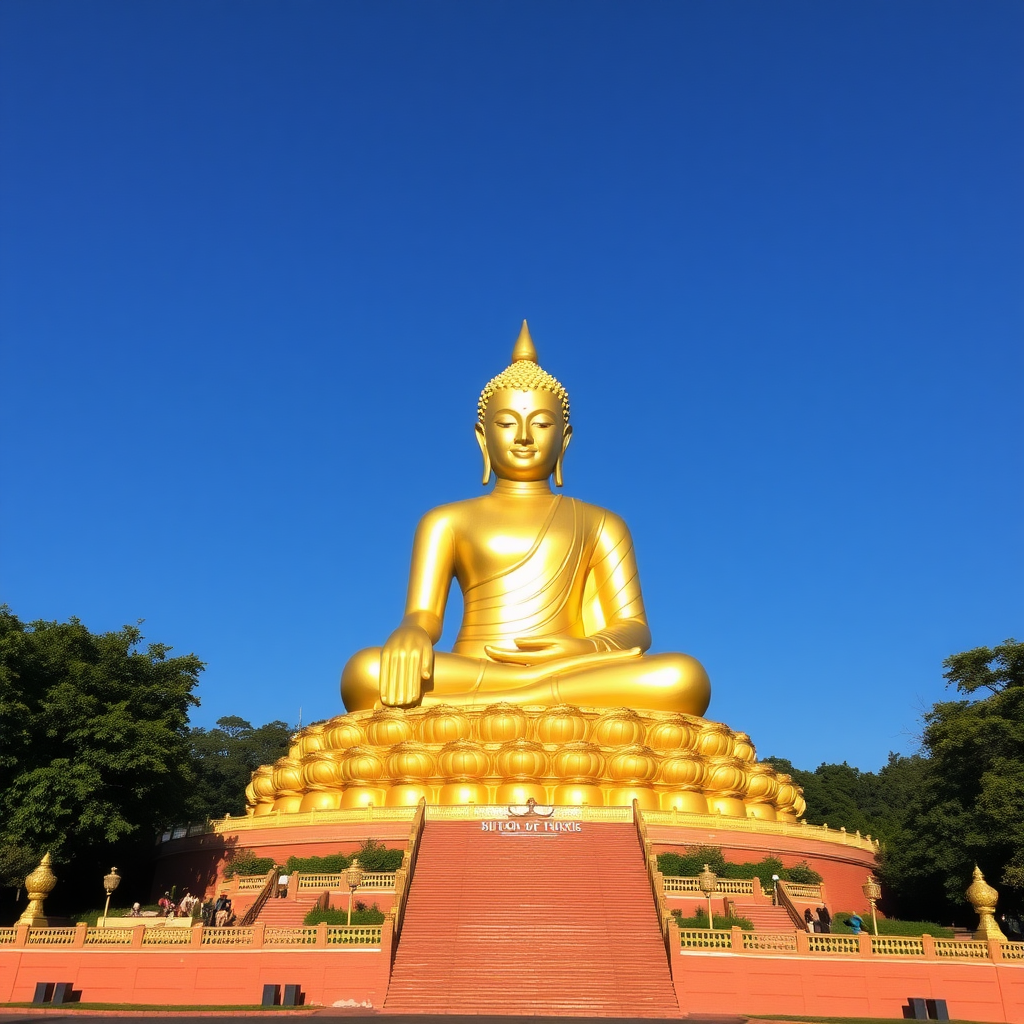 Big Buddha, golden