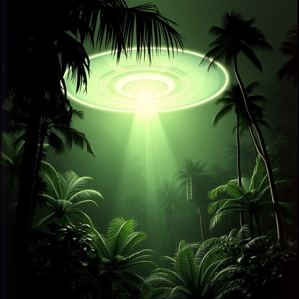 real photo 1983 alien abduction jungle real photo