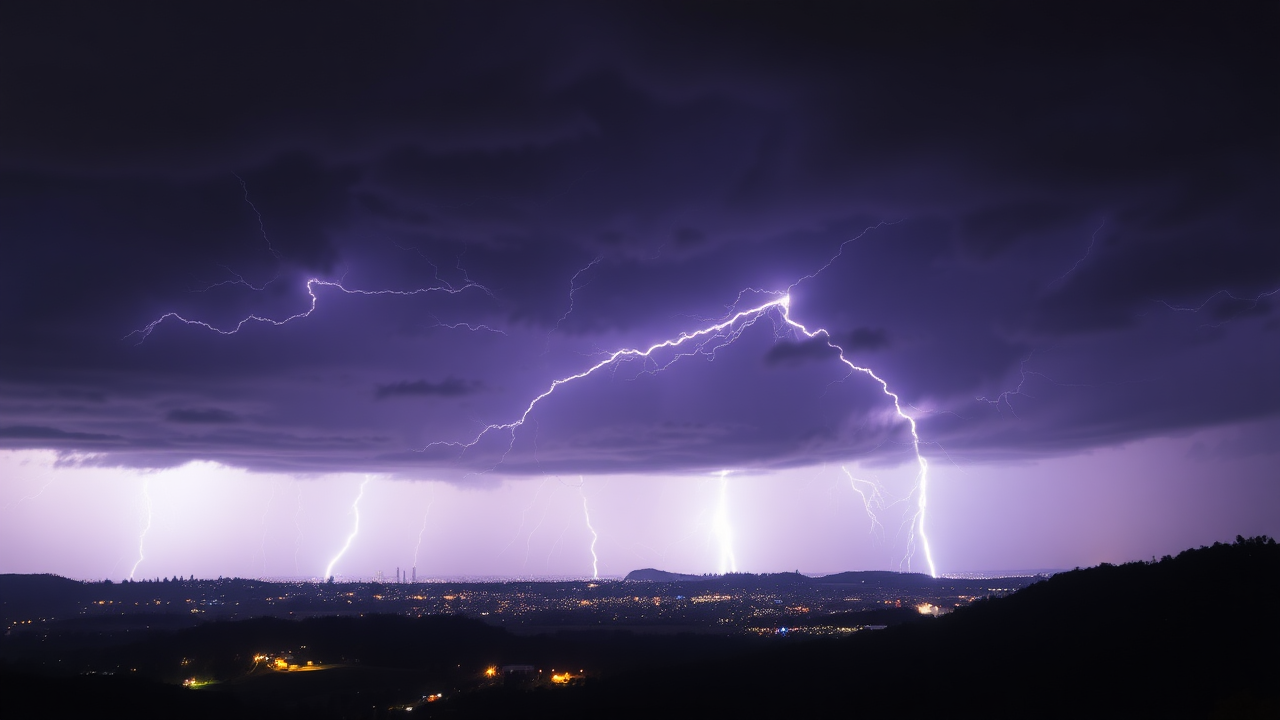 photo, lightning, nature